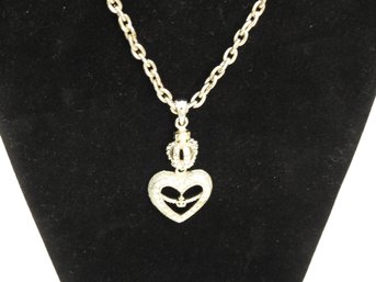 Lot # 181 Beautiful Crown & Heart Ladies Necklace