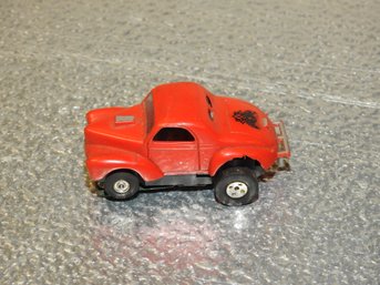 Vintage Orange Coupe Slot Car