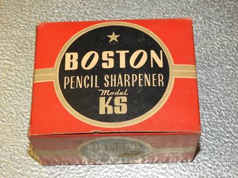 Old Boston Industrial Pencil Sharpener In Orig Box