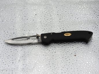 8 Inch Berreta Folding Knife Black Handle