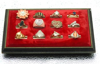 Lot # 194 Great Lot Of Ladies Cocktail Rings