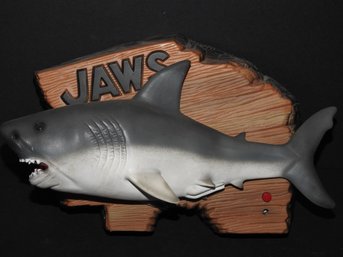 Working Jaws Animatronic With Sound Wall Plaque