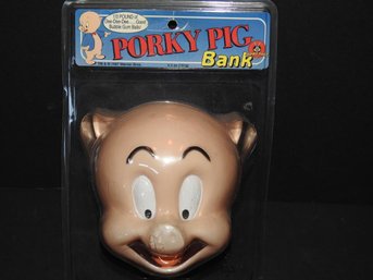 Vintage Looney Tunes Porky The Pig Coin Bank