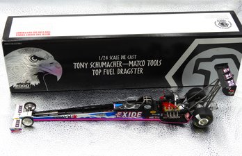 Rare Matco Tools Series 1/24 Exide Battery Diecast Dragster 15 Inches Long
