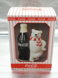 Never Used Coca Cola Polar Beer Large Bottle Christmas Cookie Jar