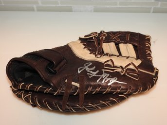 Signed Johnny Mize NY Yankees Mizuno 1st Basemans Glove No COA