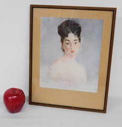 Edouard Manet - A Study Of A Woman - Framed Print