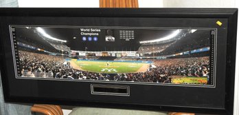 Framed 40 Inch Yankee Stadium Panoramic Photo 26 World Series