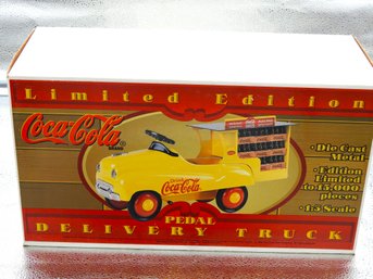 Vintage Limited Edition 1/3rd Scale Heavy Diecast Coca Cola  Pedal Delivery Truck Never Used