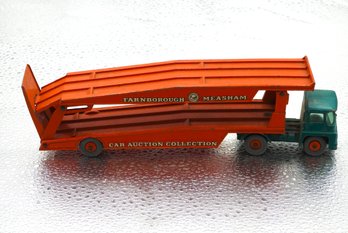 RARE Gray Wheels Lesney Matchbox Orange Car Carrier 8 Inch