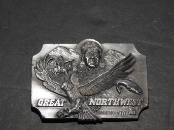 224 Of 1500 Limited Edition Great Northwest Metal Belt Buckle