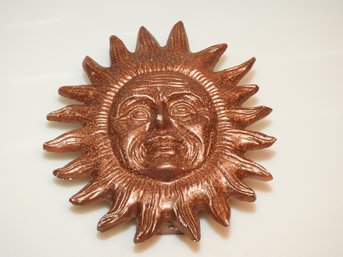 Large Metal Sun Face Door Knocker