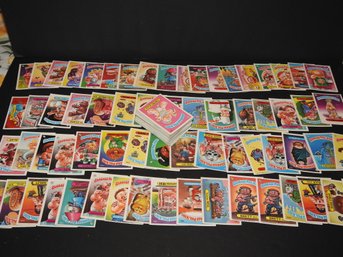 Huge Lot Of Over 120 1980s Garbage Pail Kids Sticker Trading Cards