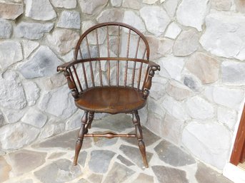 An Early 20th C. Windsor Chair NYS Division Of Military & Naval Affairs By The Conant-Ball Chair Co. Boston
