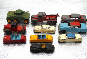 D9 Lot Of 1960s Tootsietoys Steel Cars