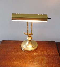 A Brass Finished Desk Lamp