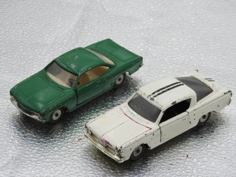 D21 1/43 Lot Of 2 1970s Cragstan Diecast Cars