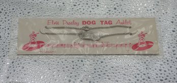 1956 NOS Elvis Presley Dog Tag Anklet