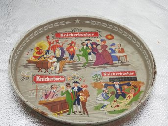 Old Knickerbocker Metal Beer Tray