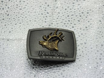 Vintage Metal Remington Guns Belt Buckle