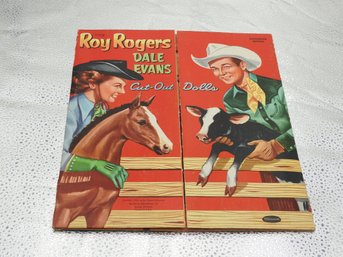 1963 Roy Rogers & Trigger Cut Out Dolls