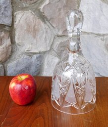 A Large Crystal Glass Bell - 10' In Height