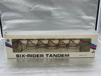 HUGE  Six Rider Tandem DIECAST Bicycle 1/10 Scale