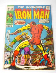 Marvel #30 The Invincible Iron Man Comic Book 15 Cents Bagged & Boarded