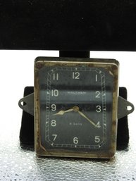 Antique Waltham 8 Day Automobile Clock