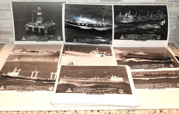 Huge Lot Of 8 X 10 Old Ships Photographs