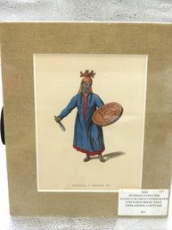 Circa 1834 Russian Costume Litho Russia Plate 30