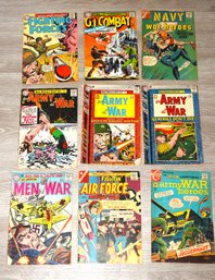 Lot Of Old 12 Cent Army Navy War Comic Books    JJ
