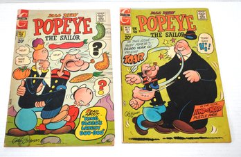 Lot Of Vintage Popeye Comic Books