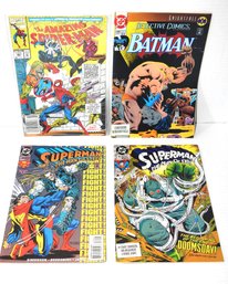 Lot Of Superman Spiderman Batman Comic Books
