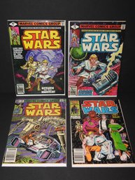Lot Of Vintage Star Wars Comic Books Bagged & Boarded