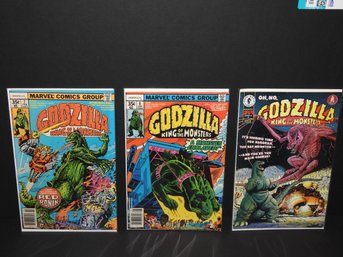 Lot Of Vintage Godzilla Comic Books Bagged & Boarded