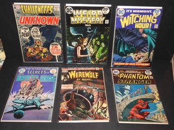 Lot Of Old Horror Comics Werewolf Phantom Stranger & More Bagged & Boarded