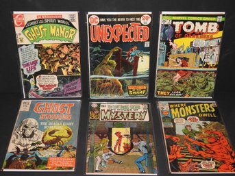 Lot Of Old Horror Comic Books Tomb Of Darkness Monsters Dwell & More Bagged & Boarded