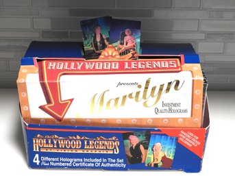 Box Of 1992 Marilyn Monroe Holograph Cards 22 Packs 4 Cards Per Pack