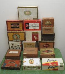 Lot 1 Of Old Cigar Boxes