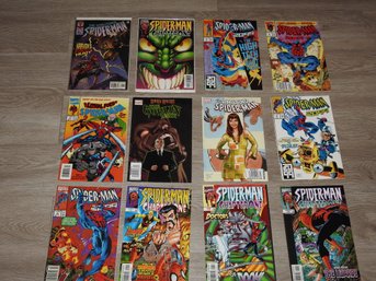 Large Lot Of Spiderman Comic Books # 1    TT