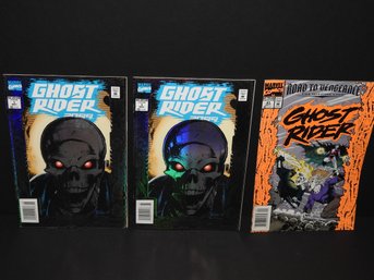 Lot Of Ghost Rider Comic Books Holographic Covers
