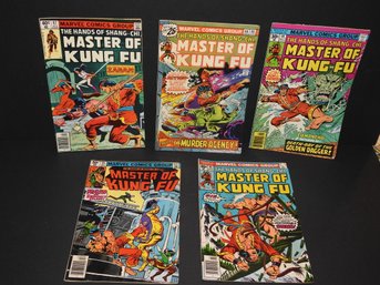 Lot Of Vintage Master Of Kung-Fu Comic Books