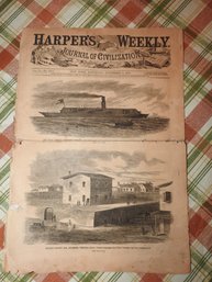 Circa 1861 Harpers Valley Civil War Era Newspaper