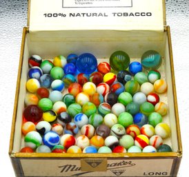 Lot Of Old Glass Marbles