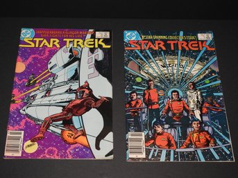 Lot Of 2 Vintage Star Trek Comic Books