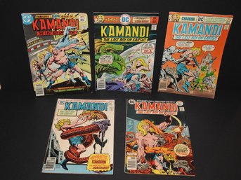 Lot Of Vintage Kamandi Comic Books