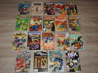 Huge Lot Of Vintage Comics Ragman Black Hawk & More   TT