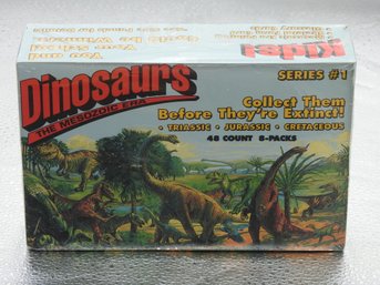 Sealed Set Of Dinosaurs Trading Card Packs 48 Count