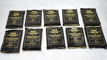 10 Sealed Packs Of 1991 WCW Wrestling Trading Cards